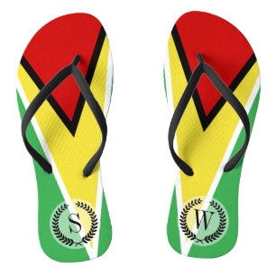 Chanclas Bandera de Guyana