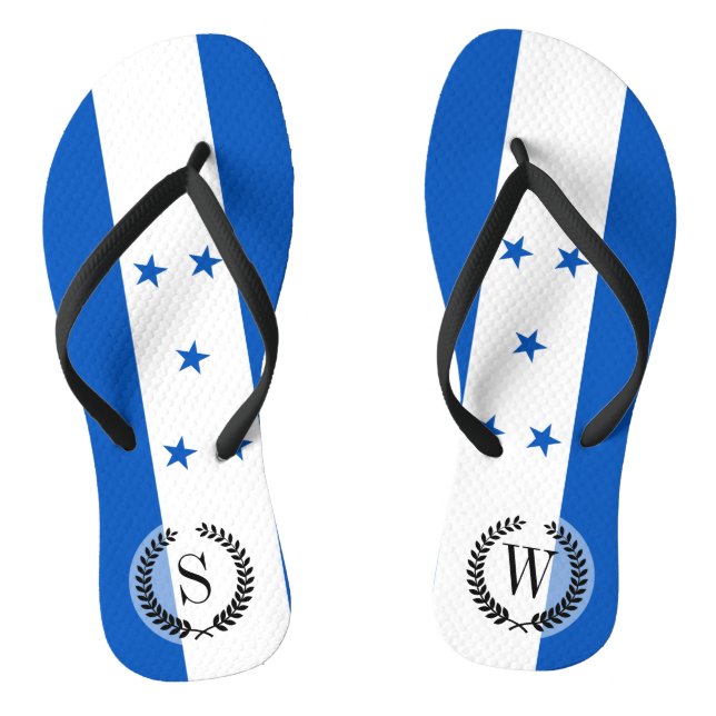 Chanclas Bandera de Honduras (Plantilla)
