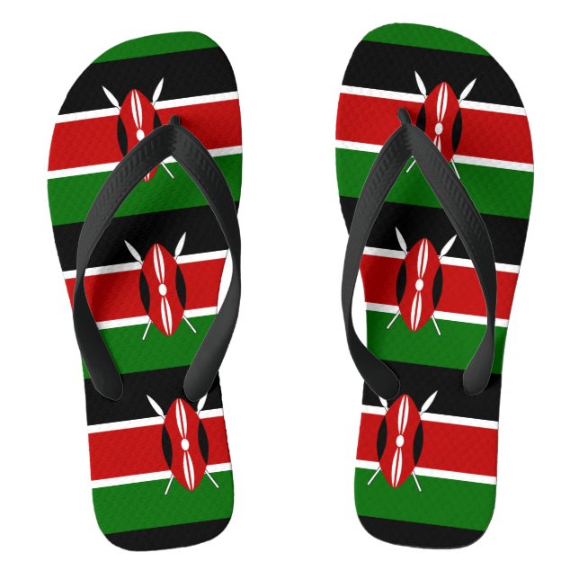 Chanclas Bandera de Kenia (Plantilla)