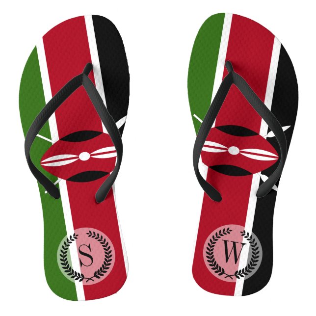 Chanclas Bandera de Kenia (Plantilla)