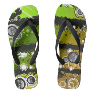 Chanclas Bandera de la música del estilo del Grunge