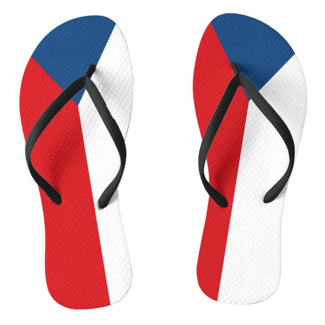Chanclas Bandera de la República Checa (Plantilla)