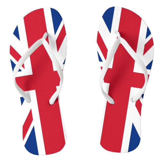 Chanclas Bandera de la Unión Real del Reino Unido (Plantilla)