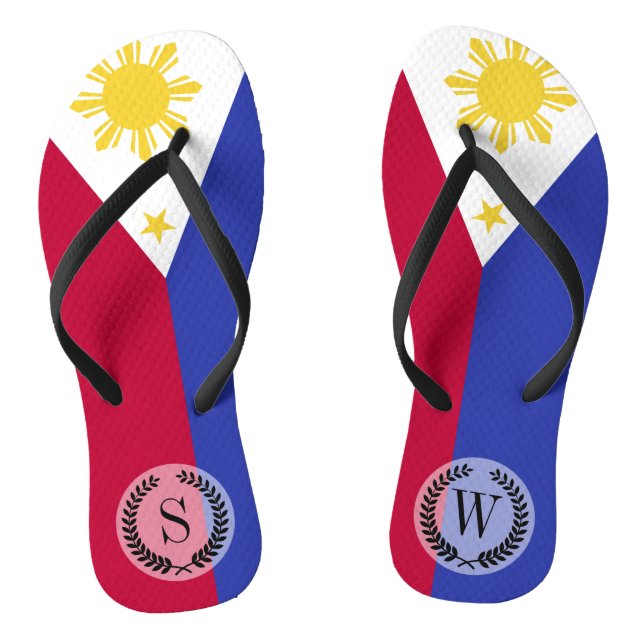 Chanclas Bandera de las Filipinas (Plantilla)