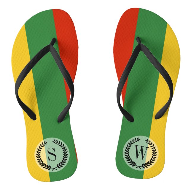 Chanclas Bandera de Lituania (Plantilla)