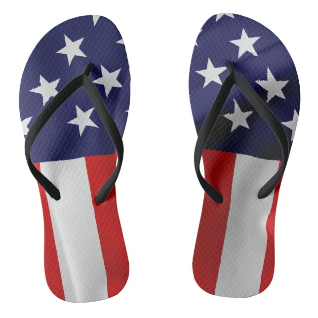 Chanclas Bandera de los Estados Unidos de América (Plantilla)