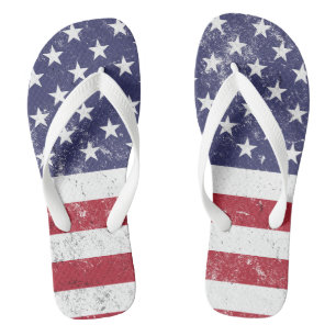Chanclas Bandera de los Estados Unidos Patriótica Norteamer