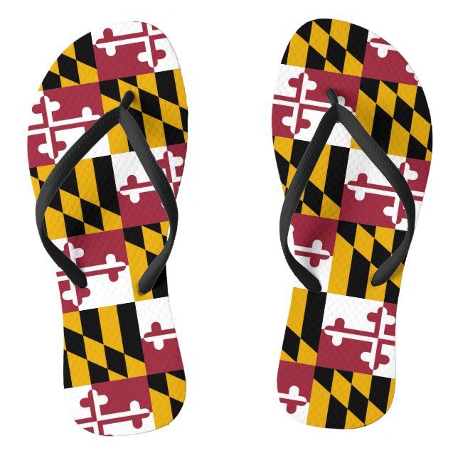 Chanclas Bandera de Maryland (Plantilla)