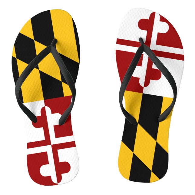 Chanclas Bandera de Maryland (Plantilla)