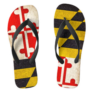 Chanclas Bandera de Maryland - Grunge