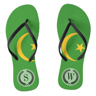 Chanclas Bandera de Mauritania