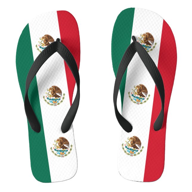 Chanclas Bandera de México (Plantilla)