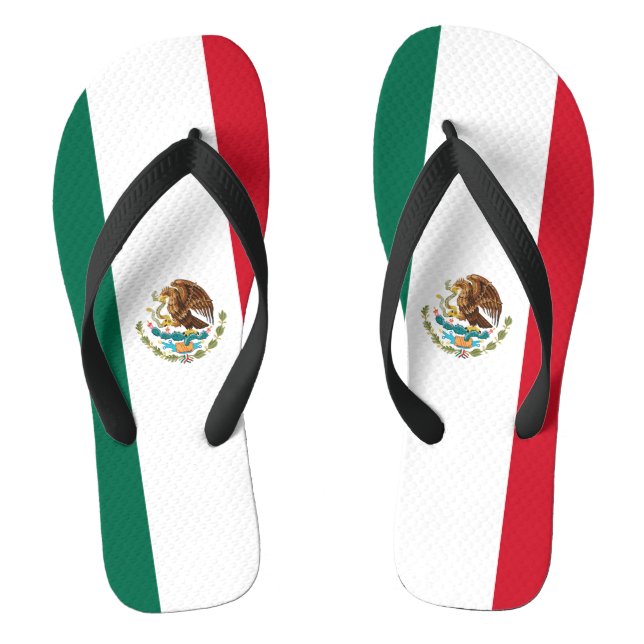 Chanclas Bandera de México (Plantilla)