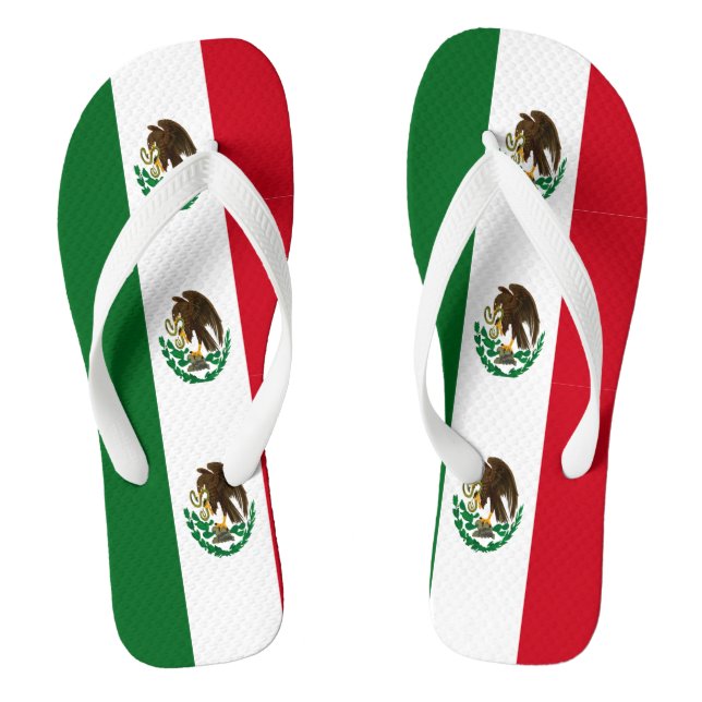 Chanclas Bandera de México Patriótico (Plantilla)