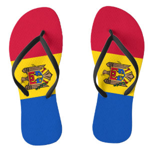 Chanclas Bandera de Moldavia
