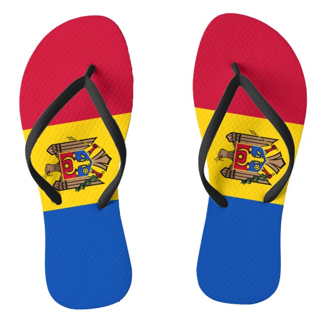 Chanclas Bandera de Moldavia (Plantilla)