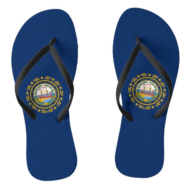 Chanclas Bandera de Nuevo Hampshire (Plantilla)