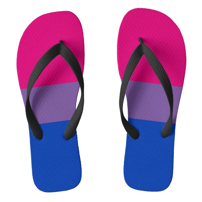 Chanclas Bandera de orgullo bisexual (Plantilla)
