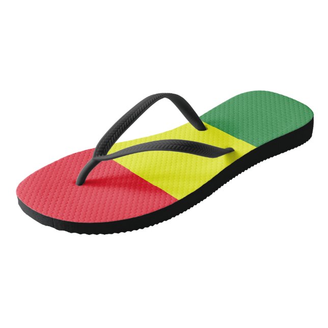 Chanclas Bandera de Rasta (Angular)