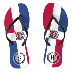 Chanclas Bandera de República Dominicana