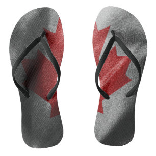 Chanclas Bandera de seda de Canadá