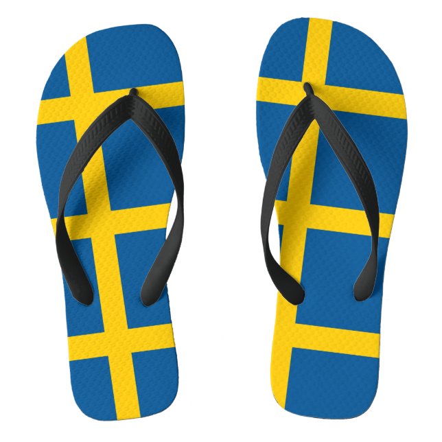 Chanclas Bandera de Suecia (Plantilla)