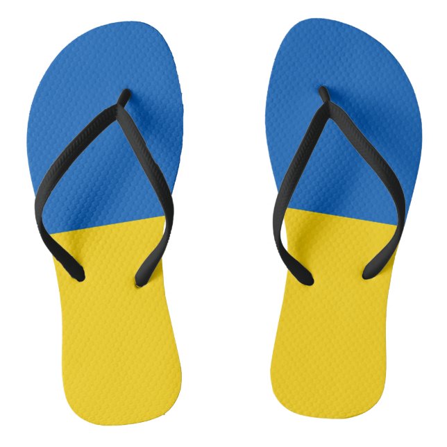 Chanclas Bandera de Ucrania (Plantilla)