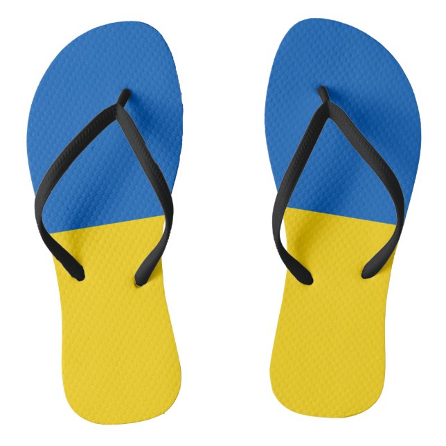 Chanclas Bandera de Ucrania (Plantilla)
