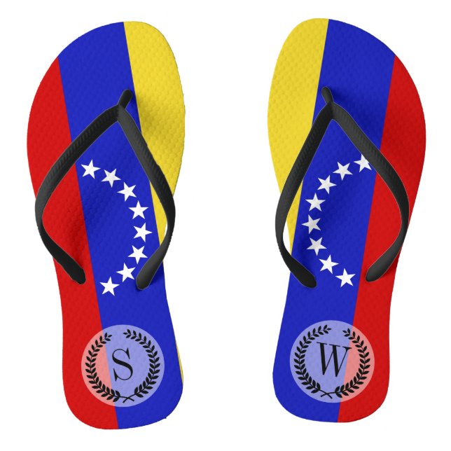 Chanclas Bandera de Venezuela (Plantilla)