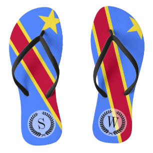 Chanclas Bandera del Congo