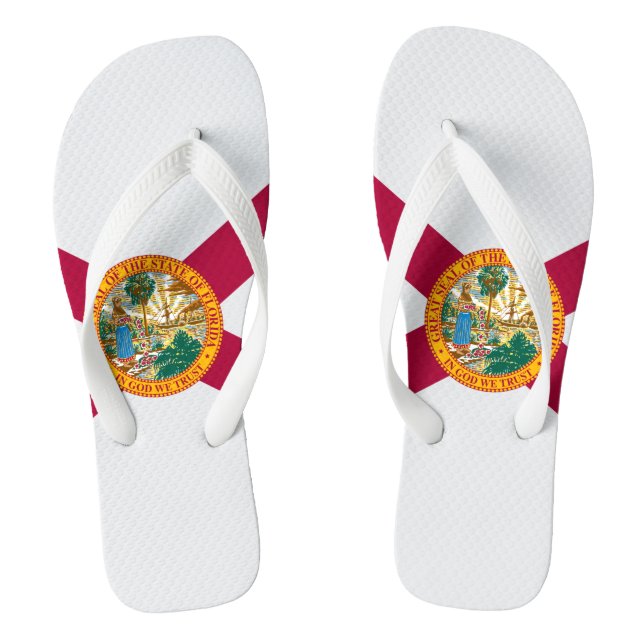 Chanclas Bandera del estado de Florida (Plantilla)