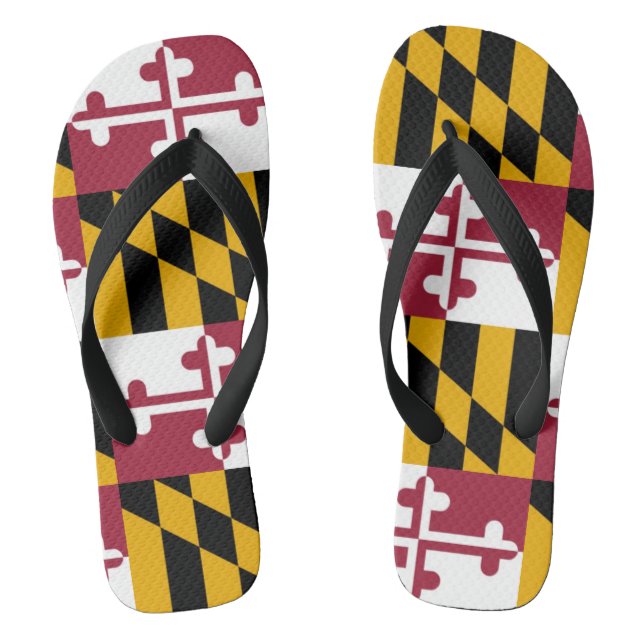 Chanclas Bandera del Estado de Maryland (Plantilla)