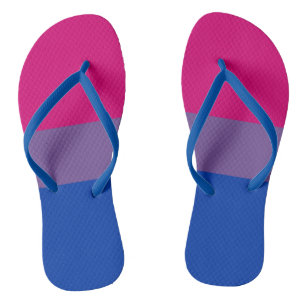 Chanclas Bandera del Orgullo Bisexual Colores LGBT
