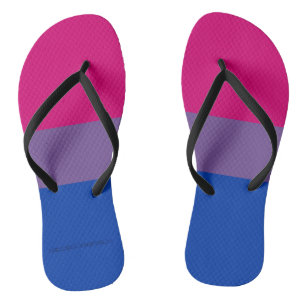 Chanclas Bandera del Orgullo Bisexual de SlipperyJoe lavand