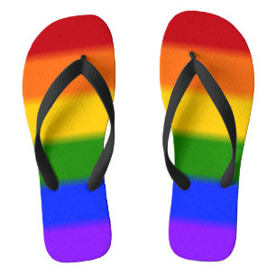 Chanclas Bandera del orgullo gay caído
