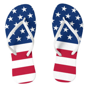 Chanclas Bandera estadounidense de Estados Unidos voltea sa