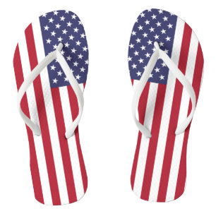 Chanclas Bandera estadounidense Patriótica por la Independ