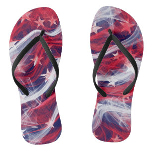Chanclas Bandera estadounidense voltea