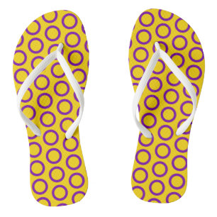 Chanclas Bandera Intersexual Flip Flops