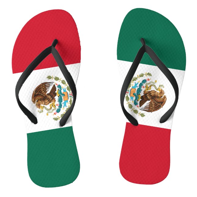 Chanclas Bandera mexicana - Bandera de México (Plantilla)