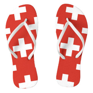 Chanclas Bandera nacional de Suiza