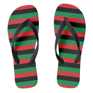 Chanclas Bandera Panafricana voltear flechas