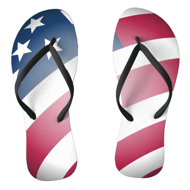 Chanclas Bandera Patriótica de los Estados Unidos, Guay (Plantilla)