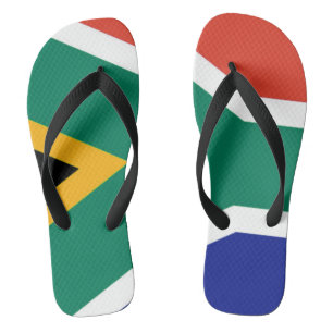 Chanclas Bandera patriótica de Sudáfrica Bokke