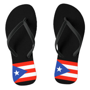 Chanclas Bandera puertorriqueña Boricua Bandera 4Hector