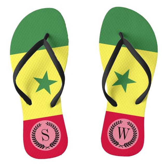 Chanclas Bandera senegalesa (Plantilla)