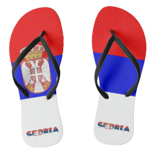 Chanclas Bandera serbia