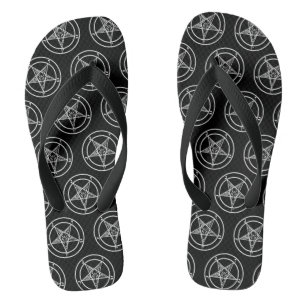 Chanclas Baphomet Pentagram Satanic