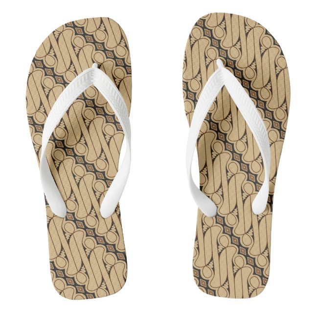 Chanclas Batik Parang, Patrón Indonesio, Javanés, Étnico (Plantilla)