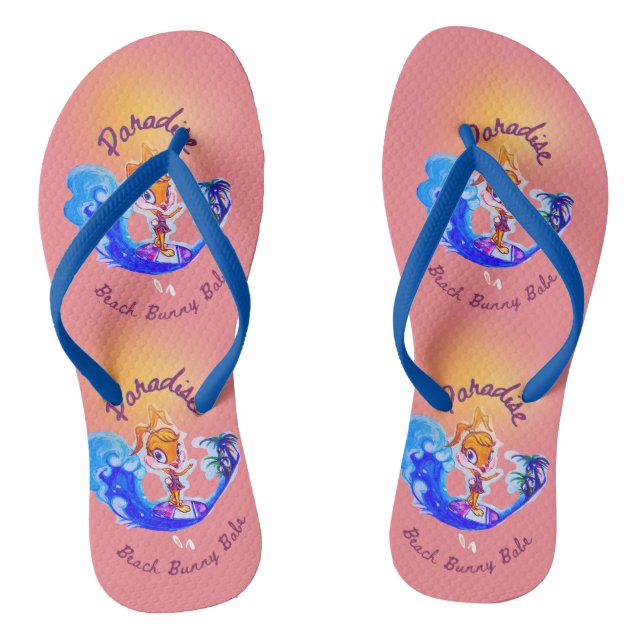 Chanclas "Beach Bunny" Flip Flops (Plantilla)